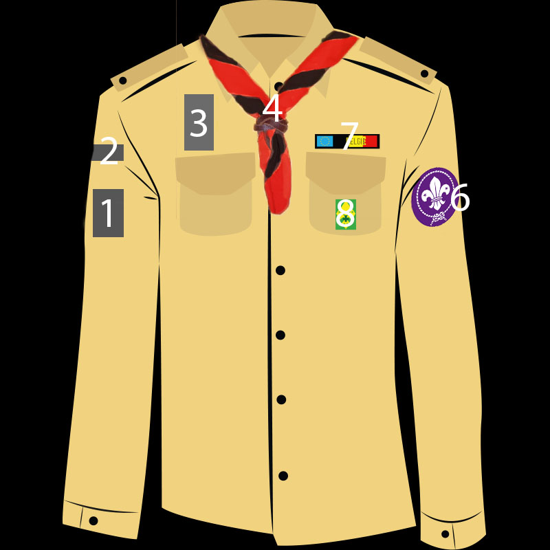 Scoutshemd Scoutshemd